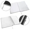 Leitz Style Notizbuch A5 kariert mit Hardcover, Monochrom, Schwarz, A5, 80 Blatt, 100 g/m², kariertes Papier