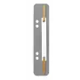 Leitz 3710-00-85 Heftstreifen, 35 x 158 mm, PP-Folie, grau