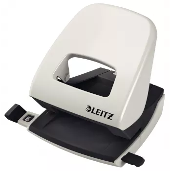 Leitz NeXXt Locher 5008, 2-fach 30 Blatt, 30 Blatt, Schwarz, Grau, Metall, Kunststoff, 8 cm, 5,5 mm, A4