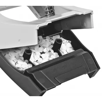 Leitz NeXXt Locher 5008, 2-fach 30 Blatt, 30 Blatt, Schwarz, Grau, Metall, Kunststoff, 8 cm, 5,5 mm, A4