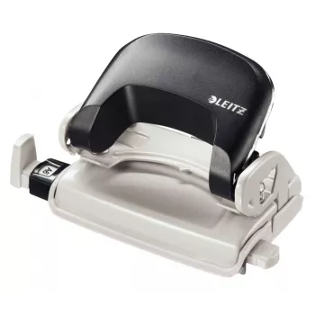 Leitz Locher 5058 NeXXt, 2-fach-Lochung 10 Blatt, 10 Blatt, Schwarz, Kunststoff, 8 cm, 5,5 mm, 5,5 mm