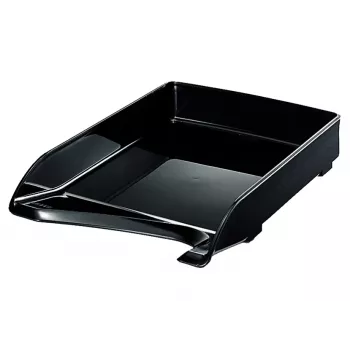 Leitz Eleganter Briefkorb, Polystyrol, Schwarz, 250 mm, 350 mm, 63 mm, 370 g