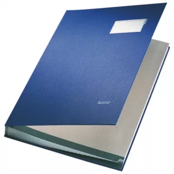 Leitz Signature Book 20-fach-Register A4, Blau, Polypropylen (PP), A4, 240 mm, 340 mm, 28 mm