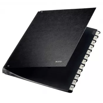 Leitz Schreibtisch-Organizer 1-12 A4, Schwarz, Karton, A4, 270 mm, 345 mm, 650 g