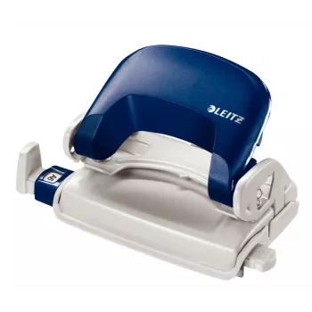 Leitz Locher 5058 NeXXt, 2-fach 10 Blatt, 10 Blatt, Blau, Kunststoff, 8 cm, 5,5 mm, A5