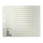 Leitz 12240085 Tab-Register Blanko-Tab-Register Papier Grau