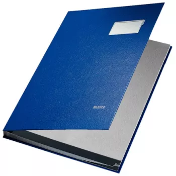 Leitz 5701-00-35 Signature Folder, 10 Fächer, A4, Blau