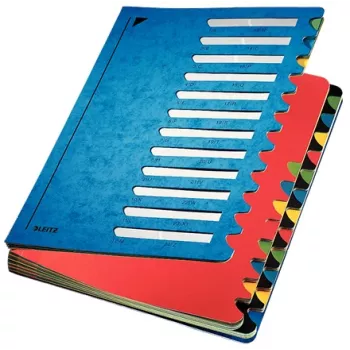 Leitz 5914-00-35 Schreibtisch-Organizer-Mappe A-Z, 24 Fächer, A4, Blau