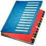 Leitz 5914-00-35 Schreibtisch-Organizer-Mappe A-Z, 24 Fächer, A4, Blau