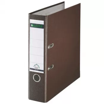 Leitz Kunststoff-Hebelordner A4 80 mm 180° Ringbuch Braun