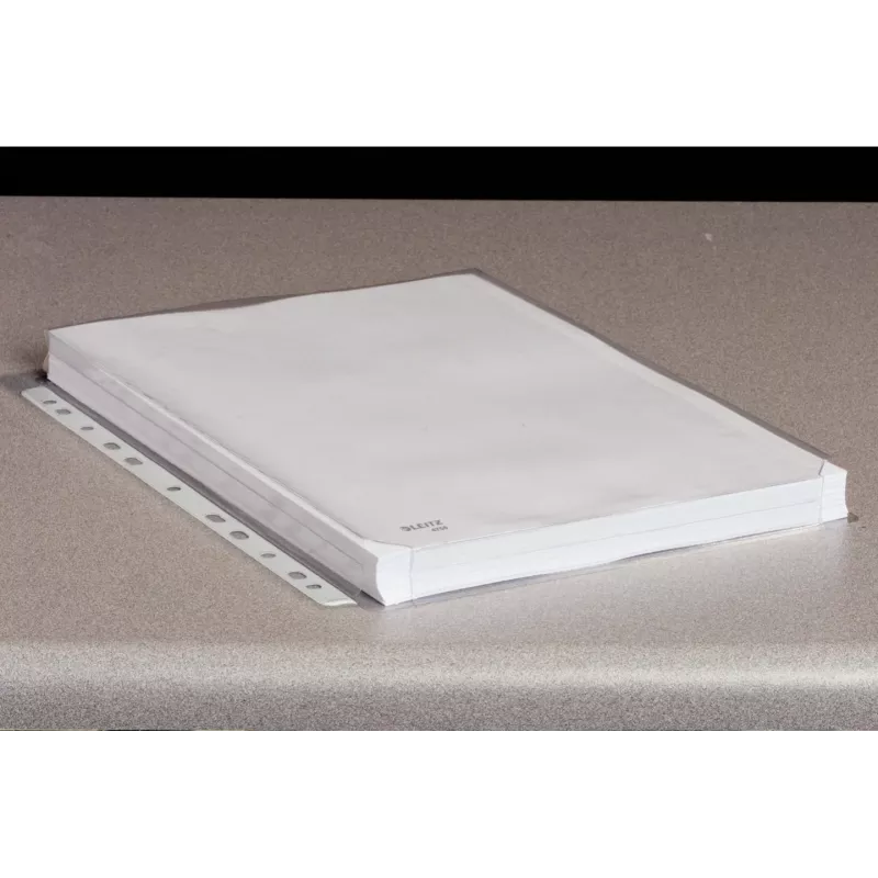 Leitz Pocket Expanding 170my A4, 210 x 297 mm (A4), Transparent, Polyvinylchlorid (PVC), Hochformat, Oben, 80 g/m²