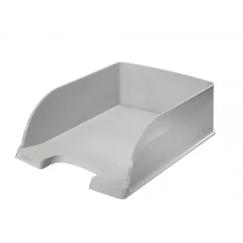 Leitz Briefablage Plus Jumbo, Kunststoff, Grau, A4, Brief, 255 x 357 x 103 mm, 380 g