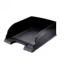 Leitz Briefablage Plus Jumbo, Kunststoff, Schwarz, A4, Umschlag, Brief, Notiz, Papier, 242 x 330 x 95 mm, 255 x 357 x 103 mm