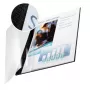 Leitz impressBIND Deckblatt Soft 10,5 mm, A4, Karton, Polyethylenterephthalat (PET), Schwarz, Transparent, 105 Blatt, 1,05 cm, 214 mm