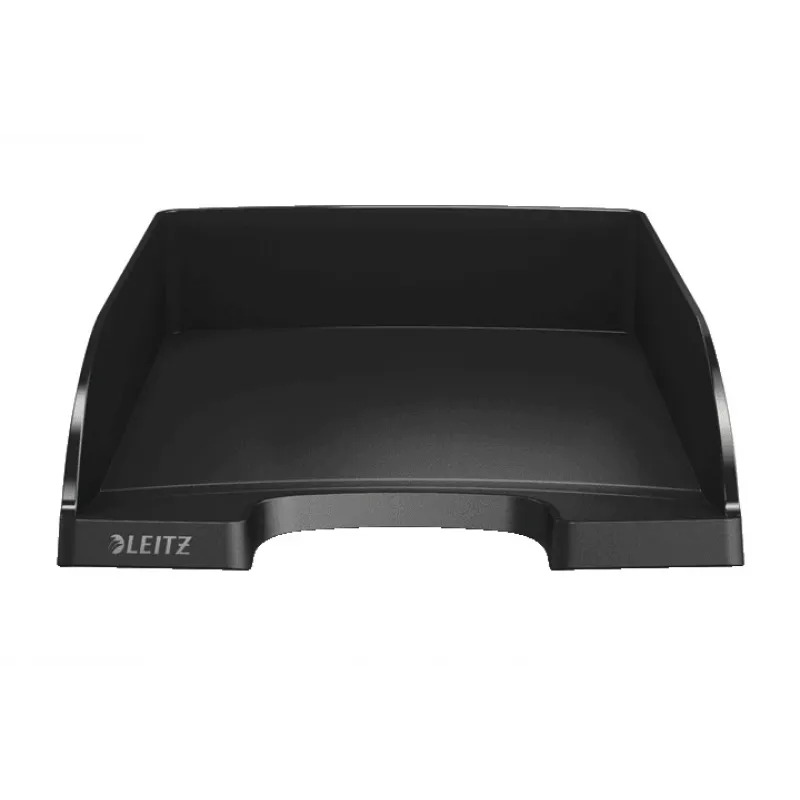 Leitz Briefablage Plus, Kunststoff, Schwarz, A4, 242 x 330 x 60 mm, 255 mm, 357 mm