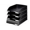 Leitz Briefablage Plus, Kunststoff, Schwarz, A4, 242 x 330 x 60 mm, 255 mm, 357 mm
