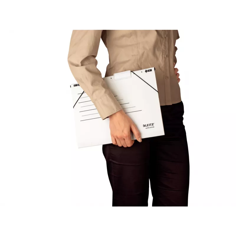 Leitz Hängetasche Alpha Active FSC®, A4, Schwarz, Karton, 348 mm, 260 mm, 90 g