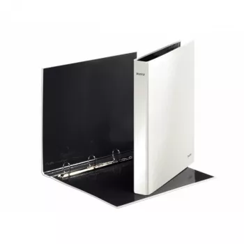 Leitz Ringbinder WOW Laminated A4+ 4DR/25mm, A4, Karton, Weiß, 230 Blatt, 80 g/m², 2,5 cm