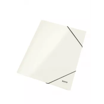 Leitz 3-Klappen-Mappe WOW Card/POB A4, A4, Polypropylen (PP), Metallic, Weiß, 250 Blatt, 241 mm, 5 mm