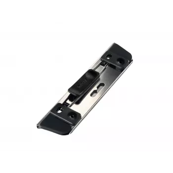 Leitz Locher Active WOW für LAF's, 2 Blatt, Grau, Metallic, Kunststoff, Edelstahl, 8 cm, 5,5 mm, 30 g