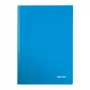 Leitz Notebook WOW A4 kariert mit Hardcover 90g/80 Blatt, Blau, A4, 80 Blatt, 80 g/m², kariertes Papier, Hardcover