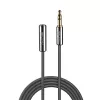 Lindy 5m 3,5mm Verlängerungs-Audiokabel, Cromo Line, 3,5mm, Stecker, 3,5mm, Stecker, 5 m, Anthrazit