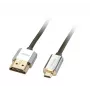 Lindy 2m CROMO schlank High Speed HDMI auf Micro HDMI Kabel mit Ethernet