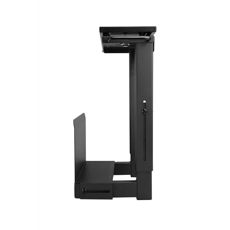 Lindy Sliding Untertisch-PC-Halter, Tischmontierte CPU-Halterung, 30 kg, Schwarz, Stahl, 0 - 360°, 45 cm