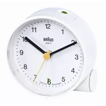 Braun BNC 001 Quarzwecker Weiß