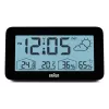 Braun BC13BP-DCF Funk-Wetterstation mit Uhr, schwarz