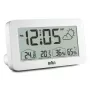 Braun BC13WP-DCF digitale Wetterstation mit Uhr, weiß