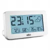 Braun BC13WP-DCF digitale Wetterstation mit Uhr, weiß