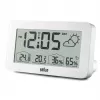 Braun BC13WP-DCF digitale Wetterstation mit Uhr, weiß