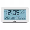 Braun BC13WP-DCF digitale Wetterstation mit Uhr, weiß