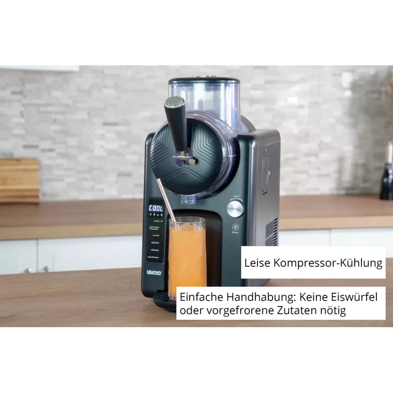 Unold 48956 Sofie 2in1 Slush- und Softeismaschine, schwarz