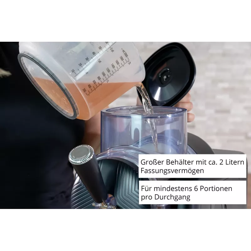 Unold 48956 Sofie 2in1 Slush- und Softeismaschine, schwarz