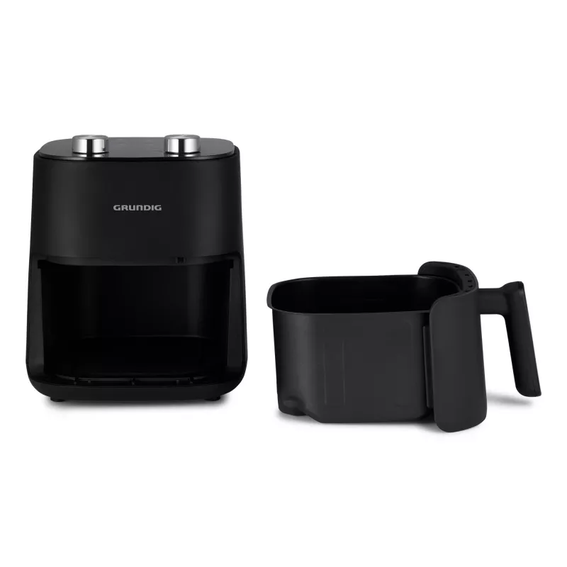 Grundig FRY 6321 L Single 4,7 L Standgerät 1500 W Heißluftfritteuse Schwarz