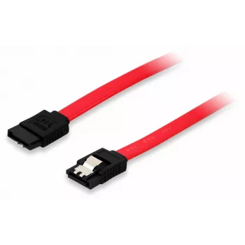 Equip SATA II Kabel, 0,5 m, 0,5 m, SATA II, SATA 7-pol, SATA 7-pol, Stecker/Stecker, Rot