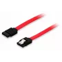 Equip SATA II Kabel, 0,5 m, 0,5 m, SATA II, SATA 7-pol, SATA 7-pol, Stecker/Stecker, Rot