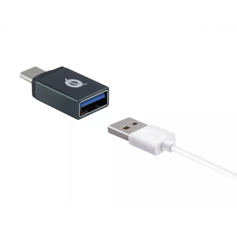 Conceptronic DONN04G USB-C auf USB A/MicroB OTG Adapter 2er-Pack, 10 Gbit/s (C-A), 480 Mbit/s (C-MicroUSB)