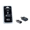 Conceptronic DONN04G USB-C auf USB A/MicroB OTG Adapter 2er-Pack, 10 Gbit/s (C-A), 480 Mbit/s (C-MicroUSB)