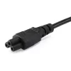 Equip High Quality Stromkabel, C5 auf Schuko, 1,8m, 1,8 m, CEE 7/7, IEC C5, H05VV-F3G, 250 V, 2,5 A