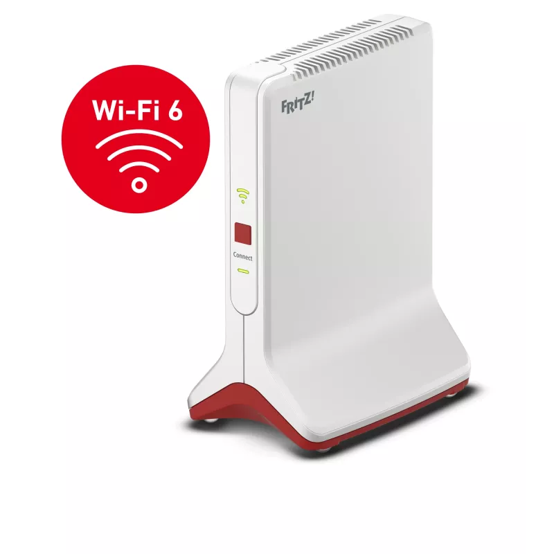 Wireless Range Extender AVM FRITZ!Repeater 6000 Edition International — Tri-Band 6000 Mbit/s, 2x LAN, weiß