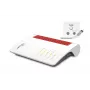FRITZ!Box 6670 Kabel Edition International WLAN-Router 2,5 Gigabit Ethernet Dualband (2,4 GHz / 5 GHz) Rot, Weiß
