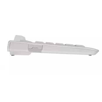 CHERRY KC 1000 SC Tastatur kabelgebunden USB AZERTY Belgisch Weiß