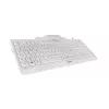 CHERRY KC 1000 SC Tastatur kabelgebunden USB AZERTY Belgisch Weiß