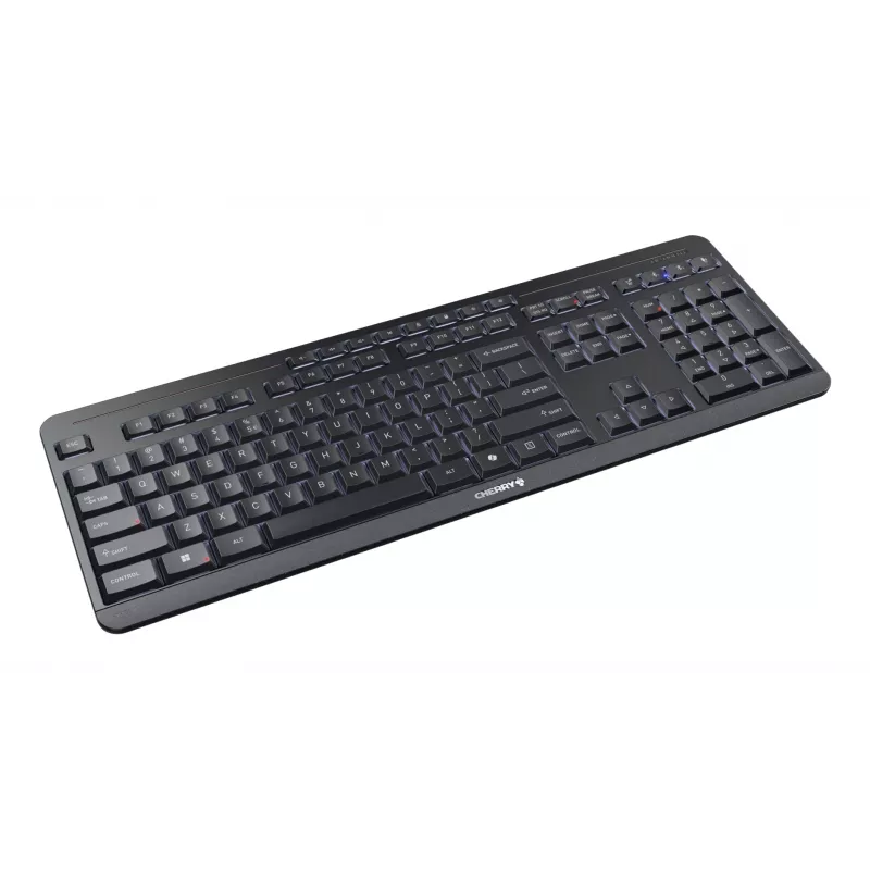 CHERRY Stream desktop ultimate Tastatur Maus enthalten Home/Office USB + RF Wireless + Bluetooth QWERTY Englisch Schwarz