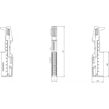 Siemens 6ES7193-6BP40-0DA1 elektrische Klemmen