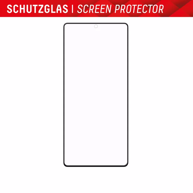 Displex Displayschutz + Hülle für Samsung Galaxy S23 Ultra, Eco-Montagerahmen, vollflächige Abdeckung