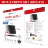 Displex PRIVACY SAFE abnehmbarer 2-Wege-Sichtschutzfilter für Laptop/Notebook (randlos/frameless) 16'' (16:10)
